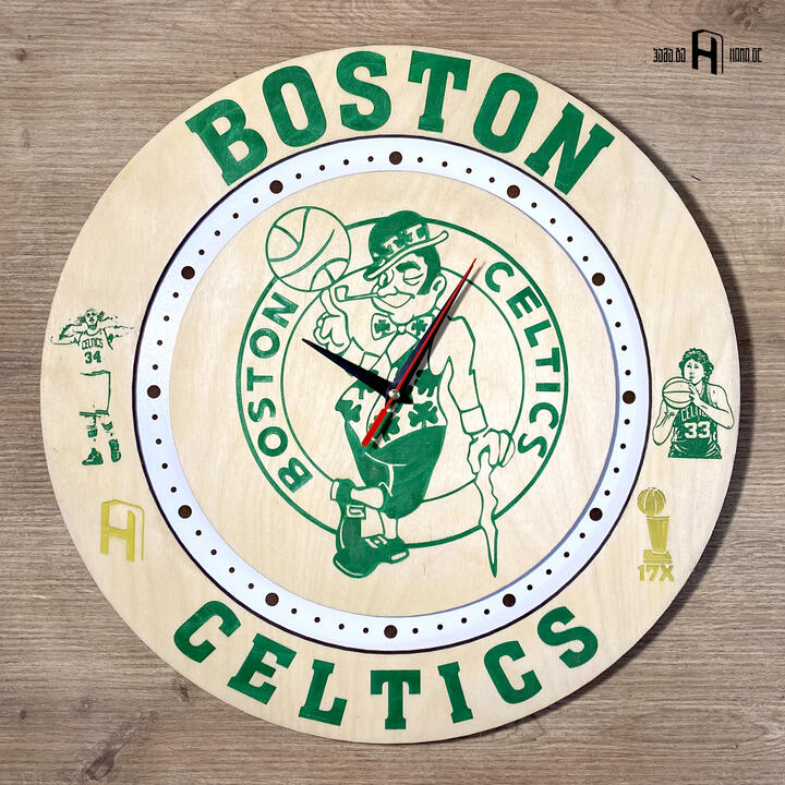 Boston Celtics  (ბოსტონ სელტიკს, ღია ფერის ხეზე)