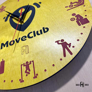 სპორტ დარბაზის საათი (Move Club Tbilisi)